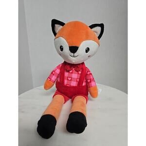 VALENTINE'S DAY Spark Create Imagine Fox Plush Rattle 9.5” Valentines Day Hearts